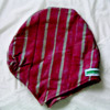 "Abeti Aja" style hat: Alaari (Wine colored with white or/and black stripes)