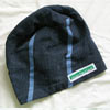 "Gobi" style hat: Etu (Blue with white or/and black stripes)