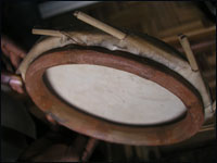 Sakara drum (Back View)